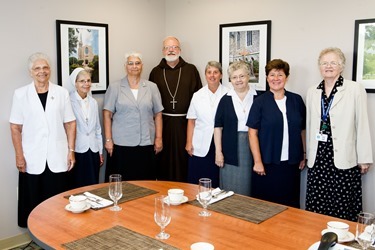 Meeting with Leadership team of the Sisters of the Presentation of Mary Aug. 1, 2013.
Pilot photo/ Gregory L. Tracy