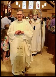 Hamilton-Father Lawor and Cardinal Sean exiting Mass