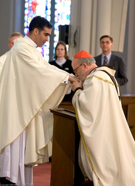 2008 Presbyteral Ordination, May 21 at the Cathedral of the Holy Cross. Pilot photo/ Gregory L. Tracy