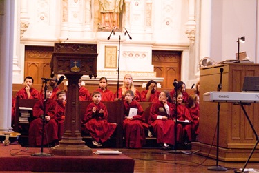 Altar server appreciation Mass, Oct. 4, 2008 at the Cathedral of the Holy Cross.<br /> Pilot photo/courtesy Andres Enrique