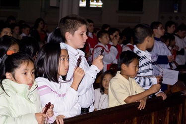 Altar server appreciation Mass, Oct. 4, 2008 at the Cathedral of the Holy Cross.<br /> Pilot photo/courtesy Andres Enrique