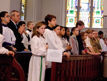 Altar server appreciation Mass, Oct. 4, 2008 at the Cathedral of the Holy Cross.<br /> Pilot photo/courtesy Andres Enrique