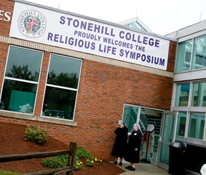 Cardinal Franc Rode, Prefect of the Congregation for Institutes of  Consecrated Life and Societies of Apostolic Life addresses the Apostolic Religious Life Symposium held <br />
Saturday, Sept. 27, 2008 at Stonehill College in North Easton, Mass.  A portion of Cardinal Rode’s address was read by Father David O’Connell, president of Catholic University of America and a fellow Vincentian.  Cardinal Sean P. O’Malley introduced Cardinal Rode and translated for him during the question and answer session.<br />
Pilot photo/ Gregory L. Tracy</p>
<p>