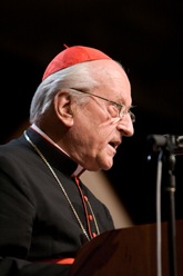 Cardinal Franc Rode, Prefect of the Congregation for Institutes of  Consecrated Life and Societies of Apostolic Life addresses the Apostolic Religious Life Symposium held Sept. 27, 2008 at Stonehill College in North Easton, Mass.  <br />
Pilot photo/ Gregory L. Tracy</p>
<p>