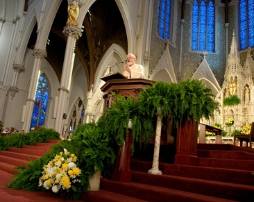 Cardinal Sean P. O'Malley delivers his homily at the Mass to close the bicentennial of the the Archdiocese of Boston, Nov. 23.<br /> Pilot photo/ Gregory L. Tracy