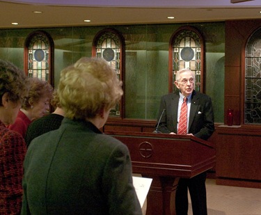 Boston members of the Order of Malta gather at the Pastoral Center of the Archdiocese of Boston Dec. 2, 2008 for Mass with Cardinal Sean P. O'Malley and a fund raising dinner.
Pilot photo/ Neil W. McCabe