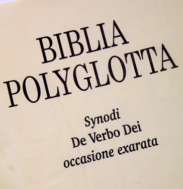 Presentation of the polyglot bible to Cardinal Seán P. O’Malley by representatives of the American Bible Society in the chapel of the Archdiocese of Boston’s Pastoral Center Jan. 13, 2009.<br /> Pilot photo/ Gregory L. Tracy