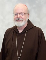 Cardinal Sean P. O'Malley is pictured in his office Nov. 8, 2006.<br /> Photo by Gregory L. Tracy, The Pilot<br /> 