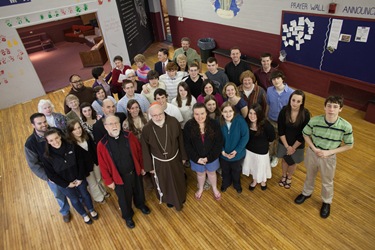 (03072009)Dedham, MA - Catholic Appeal Launch Mass at St. Mary's in Dedham.<br /> Cardinal Seán joined the parishioners art St. Mary's in Dedham as he officially launched the 2009 Catholic Appeal. While there he spoke with members of Lifeteen and the Arise program.<br /> Photo by George Martell/Catholic Foundation