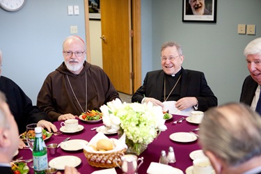 Cardinal Walter Kasper attends the rededication of the Yom HaShoah Menorah at the Boston Archdiocese’s pastoral center March 25, 2009.<br /> Pilot photo/ Gregory L. Tracy<br /> 