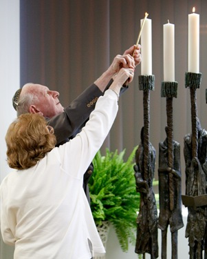 Cardinal Walter Kasper attends the rededication of the Yom HaShoah Menorah at the Boston Archdiocese’s pastoral center March 25, 2009.<br /> Pilot photo/ Gregory L. Tracy<br /> 