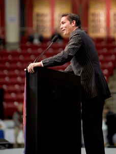 Boston Catholic Men's Conference, April 18, 2009, Boston College's Conte Forum.   Pilot photo/ Gregory L. Tracy