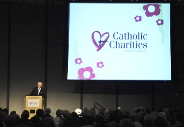 A. Raymond Tye, president of The Ray Tye Medical Aid Foundation and Chairman Emeritus of United Liquors Ltd., speaks during the Spring Celebration 2009 at the John F. Kennedy Presidential Library and Museum, Thursday, May 21, 2009 in Boston. Tye was awarded the 2009 Justice and Compassion Award. (Photo/Lisa Poole)