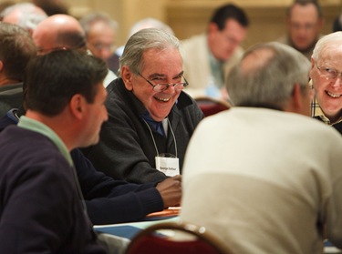 Boston priests gather for a convocation and day of fraternity June 10, 2009 at the Burlington Marriott.  Photo by Gregory L. Tracy, The Pilot 