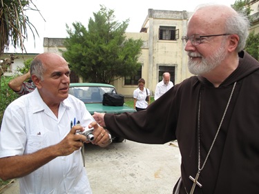 A delegation of three U.S. Catholic bishops, including Cardinal Seán P. O’Malley visits Cuba on behalf of the U.S. Conference of Catholic Bishops, August 17-21, 2009.