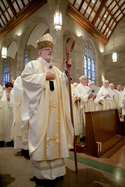 Cardinal O'malley celebrates his jubilee with the priests of the archdiocese at St. Theresa of Avila Parish, west Roxbury Sept. 24, 2009. Pilot photo/ Gregory L. Tracy  