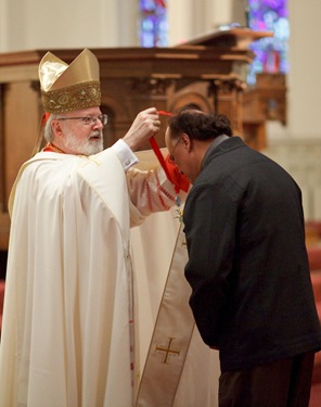 Second Annual Cheverus Awards presented at a celebration of Vespers Nov. 22, 2009 at the Cathedral of the Holy Cross. Pilot photo/ Gregory L. Tracy