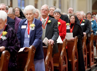 Second Annual Cheverus Awards presented at a celebration of Vespers Nov. 22, 2009 at the Cathedral of the Holy Cross. Pilot photo/ Gregory L. Tracy