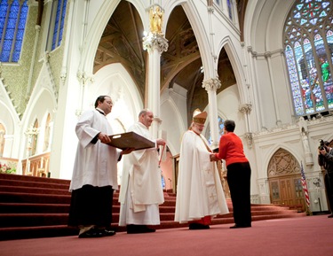 Second Annual Cheverus Awards presented at a celebration of Vespers Nov. 22, 2009 at the Cathedral of the Holy Cross. Pilot photo/ Gregory L. Tracy