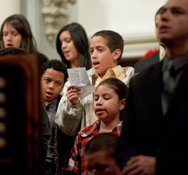 20091231 - Cardinal Seán P. O’Malley celebrates a Holy Hour and Mass Dec. 31, 2009 at the Cathedral of the Holy Cross to celebrate the New Year and the Feast of Mary Mother of God. Iraq native and Boston Univeristy campus minister Sister Olga Yaqob offered a reflection at the Holy Hour.
Photo by Gregory L. Tracy, www.GregoryTracy.com