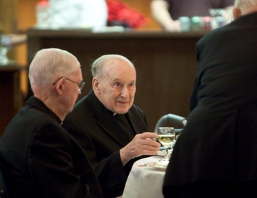 Cardinal O'Malley celebrates Mass at the Regina Cleri retirement residence for priests Jan. 14, 2009.
Pilot photo/ Gregory L. Tacy