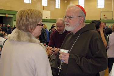 mingling at the hall