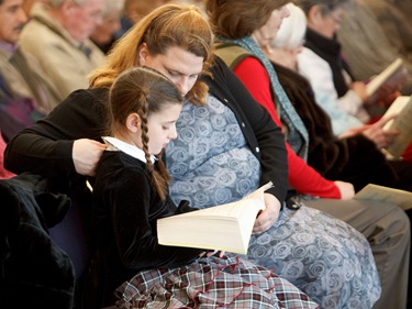 Cardinal Sean P. O'Malley celebrates Ash Wednesday Mass at the Archiocese of Boston's Pastoral Center in Braintree, Mass., Feb. 17, 2010. Pilot photo by Gregory L. Tracy