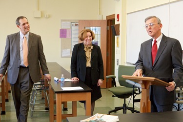 Cathedral High announces expansion to include a junior high school program Feb. 4, 2010. Pilot photoy Gregory L. Tracy