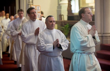 Ordination of transitional deacons at Boston's Cathedral of the Holy Cross, Jan. 30, 2010.  Photo by Gregory L. Tracy/ The Pilot 