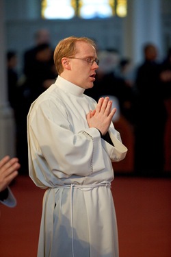 Ordination of transitional deacons at Boston's Cathedral of the Holy Cross, Jan. 30, 2010.  Photo by Gregory L. Tracy/ The Pilot 