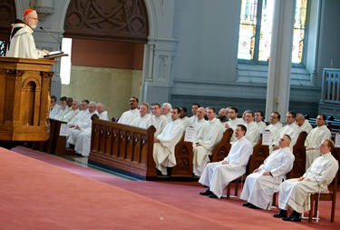 Ordination of transitional deacons at Boston's Cathedral of the Holy Cross, Jan. 30, 2010.  Photo by Gregory L. Tracy/ The Pilot 