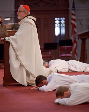 Ordination of transitional deacons at Boston's Cathedral of the Holy Cross, Jan. 30, 2010.  Photo by Gregory L. Tracy/ The Pilot 