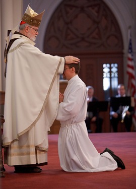 Ordination of transitional deacons at Boston's Cathedral of the Holy Cross, Jan. 30, 2010.  Photo by Gregory L. Tracy/ The Pilot 