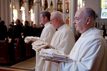 Ordination of transitional deacons at Boston's Cathedral of the Holy Cross, Jan. 30, 2010.  Photo by Gregory L. Tracy/ The Pilot 