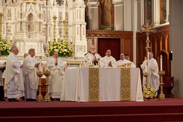 Ordination of transitional deacons at Boston's Cathedral of the Holy Cross, Jan. 30, 2010.  Photo by Gregory L. Tracy/ The Pilot 