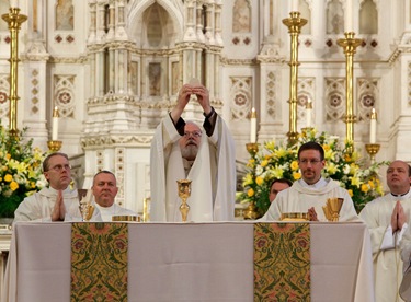 Ordination of transitional deacons at Boston's Cathedral of the Holy Cross, Jan. 30, 2010.  Photo by Gregory L. Tracy/ The Pilot 