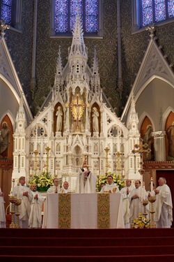 Ordination of transitional deacons at Boston's Cathedral of the Holy Cross, Jan. 30, 2010.  Photo by Gregory L. Tracy/ The Pilot 