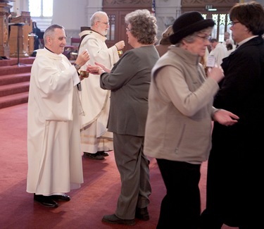 Ordination of transitional deacons at Boston's Cathedral of the Holy Cross, Jan. 30, 2010.  Photo by Gregory L. Tracy/ The Pilot 