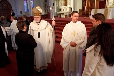 Ordination of transitional deacons at Boston's Cathedral of the Holy Cross, Jan. 30, 2010.  Photo by Gregory L. Tracy/ The Pilot 