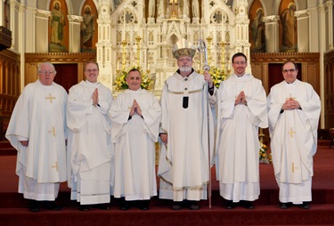 Ordination of transitional deacons at Boston's Cathedral of the Holy Cross, Jan. 30, 2010.  Photo by Gregory L. Tracy/ The Pilot 