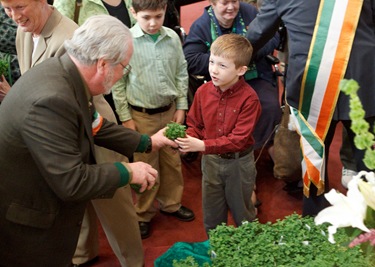 Cardinal Sean P. O'Malley celebrates St. Patrick's Day Mass at Boston's Cathedral of the Holy Cross March 17, 2010. Pilot photo by Gregory L. Tracy