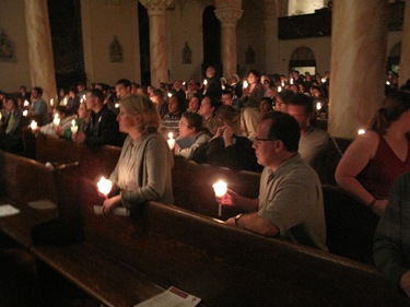 Third Annual Eucharistic Congress, Sacred Heart Church, North End, April 24, 2010.  Pilot photo/ jim Lockwood. 