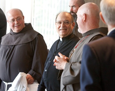 Cardinal Sean P. O'Malley celebrates Mass and meets with superiors of men's religious communities in the Archdiocese of Boston April8, 2010.  Pilot photo/ Gregory L. Tracy