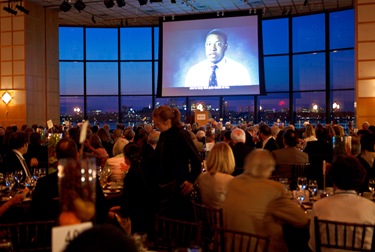 Catholic Charities Annual Spring Gala, held May 20, 2010 at the John F. Kennedy Library in Boston. At the banquet, Ken Hackett, president of Catholic Relief Services, was presented with Charities’ annual Justice and Compassion Award. Pilot photo by Gregory L. Tracy 