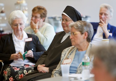 Cardinal Sean meets with Superiors of Women Religious at the Pastoral Center May 20, 2010. Photo by Gregory L. Tracy, The Pilot 