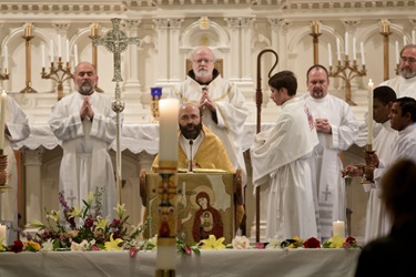 Institution of seven lectors and one acolyte for the Redemptoris Mater House of Formation at Our Lady of the Assumption Church in East Boston May 5, 2010. Photo by Gregory L. Tracy, www.GregoryTracy.com