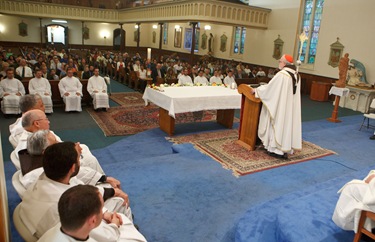 Institution of seven lectors and one acolyte for the Redemptoris Mater House of Formation at Our Lady of the Assumption Church in East Boston May 5, 2010. Photo by Gregory L. Tracy, www.GregoryTracy.com