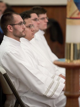 Institution of seven lectors and one acolyte for the Redemptoris Mater House of Formation at Our Lady of the Assumption Church in East Boston May 5, 2010. Photo by Gregory L. Tracy, www.GregoryTracy.com