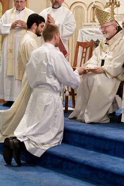 Institution of seven lectors and one acolyte for the Redemptoris Mater House of Formation at Our Lady of the Assumption Church in East Boston May 5, 2010. Photo by Gregory L. Tracy, www.GregoryTracy.com