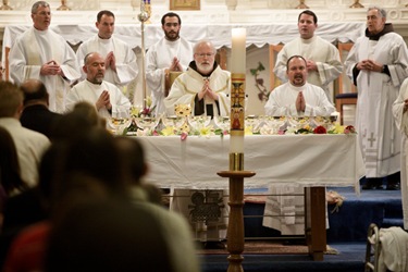 Institution of seven lectors and one acolyte for the Redemptoris Mater House of Formation at Our Lady of the Assumption Church in East Boston May 5, 2010. Photo by Gregory L. Tracy, www.GregoryTracy.com